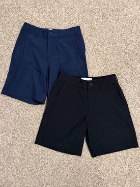 abercrombie kids Navy and Black School Shorts Set